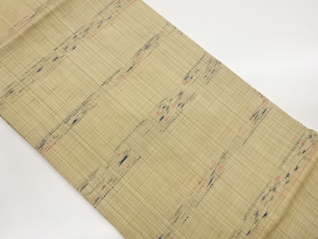 JAPANESE NAGOYA OBI / TSUMUGI / WOVEN ABSTRACT